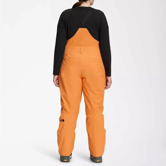 THE NORTH FACE Freedom Bib Pants Topaz Orange Women Plus sz 2X Short NEW… - Picture 2 of 5